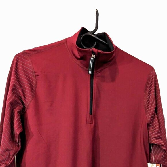 AVIA Womens Activewear Reflective Stripe 1/4 Zip Performance Jacket Pull… - Picture 8 of 12